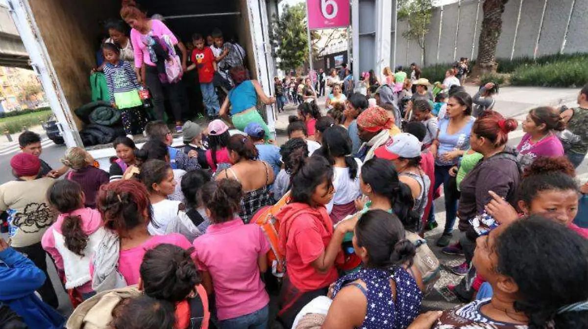 ROBERTO HERNANDEZ - EL SOL DE MÉXICO- migrantes cdmx
